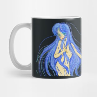 Anime Japanese cartoon style , ocean girl Mug